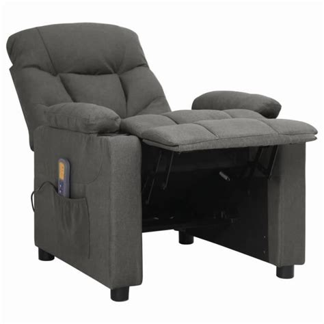 Rho Fauteuils Lectriques Fauteuil De Massage Inclinable Gris Fonc