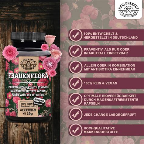 Frauenflora Probiotika Komplex Für Die Weibliche Intim Flora I 40 Mr Scheunengut Gmbh