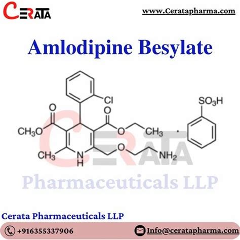 Amlodipine Besylate Api Powder 25kg At Rs 9500kg In Surat Id