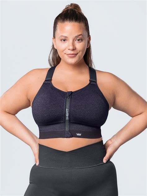 Shefit® Low Impact Sports Bra Heathered Indigo