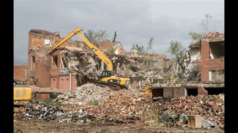 Taking The Wrecking Ball To An Old School Building Youtube