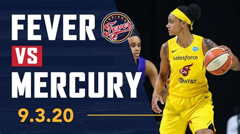 Indiana Fever Highlights Vs Phoenix Mercury September 3 2020 Youtube