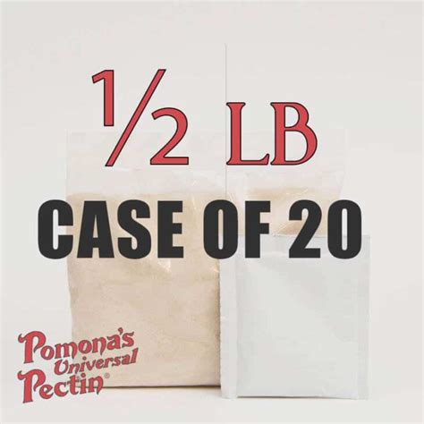 Pomona Pectin 20 Pack Case Of 12 Lb Packages Pomonas Universal