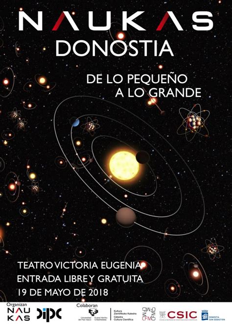 Programa Definitivo De Charlas Naukas Donostia 19 Mayo 2018 Naukas