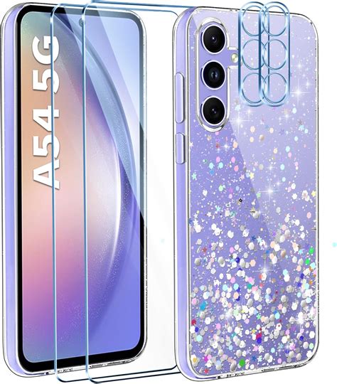 Ivencase Glitzer Handyhülle Kompatibel Mit Samsung Galaxy A54 5g Hülle Klar Silikon Case2