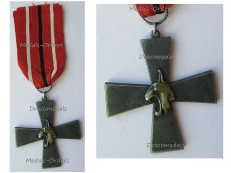 Finland WWII WW2 Cross Lynx Division 5th Tavastian 1941 1944 Medal