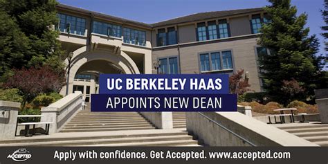 UC Berkeley Haas Appoints New Dean | Accepted