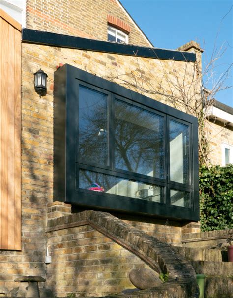 Oriel Window Loughton Contemporain Fa Ade Essex Par Syndicate