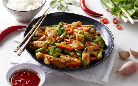 Sweet Thai Chilli Chicken Stir Fry