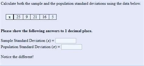 Standard Deviation Calculator Detailed Solution In 1 Click