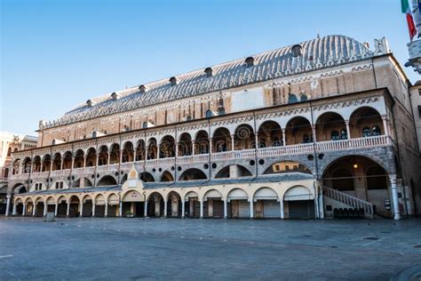 Palazzo Della Ragione In Padua Seen From Piazza Delle Erbe Editorial