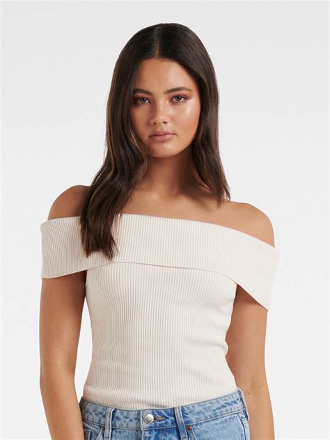 Buy Forever New Off Shoulder Bardot Top Tops For Women 21064902 Myntra