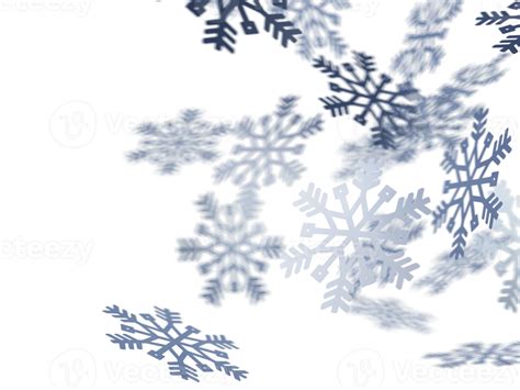 Transparent png composition of silver christmas snowflakes 21084993 PNG