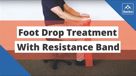 Foot Drop Treatment With Resistance Band For Walking Gait And