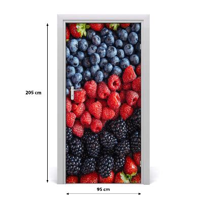 Autocollant De Porte Fruits Des Bois Tulup Fr