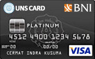 Kartu Kredit Bni Uns Card Platinum Cermati