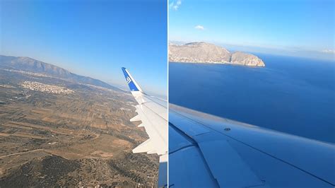 Aegean Airlines A321neo Takeoff From Athens ATH Scenic Landing In