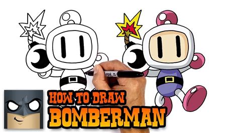 How To Draw Bomberman Bomberman Easy Cartoon Drawings Drawings