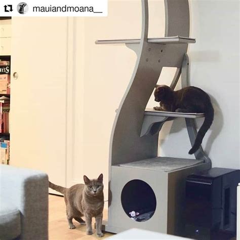 Lotus Cat Tower A Zen Cat Tree Of Modern Design The Refined Feline