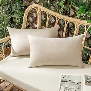 Woaboy Set Of Outdoor Waterproof Throw Pillow Covers Decorative