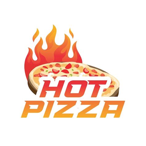 Premium Vector Hot Pizza Vector Logo