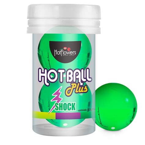 Bolinha Hot Ball Plus Shock Óleo de Silicone Choques de Prazer Shopee Brasil