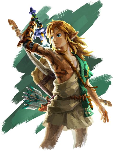 File Totk Link Artwork Png Zelda Wiki