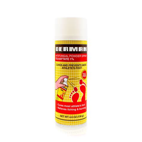 Derman Antifungal Powder Spray Antifúngico Polvo En Spray X 46 Oz