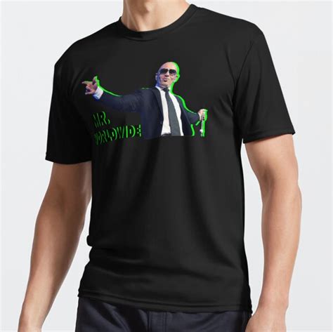 Unique Mr Worldwide Cool Active T Shirt For Sale By Gawop Redbubble