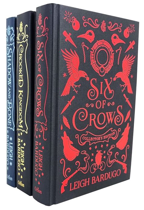 Leigh Bardugo Collectors Edition 3 Books Set Shadow And Bone Six Of Crows Crooked Kingdom