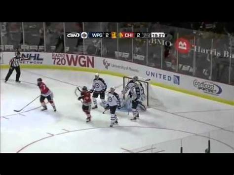 Winnipeg Jets vs Chicago Blackhawks Highlights : October 13 2011 - YouTube