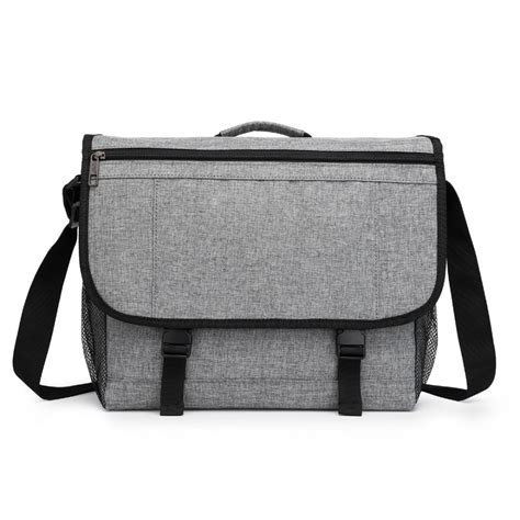 Eq2260 Kono High Security Messenger Bag Satchel Shoulder Bag Grey