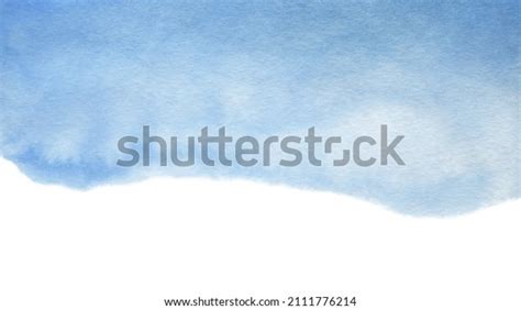 Abstract Blue Watercolor Gradient Background On Stock Photo 2111776214 ...