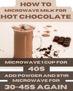 How Long To Microwave Milk For Hot Chocolate With Cute Hot Cocoa Quotes And A Perfect Recipe