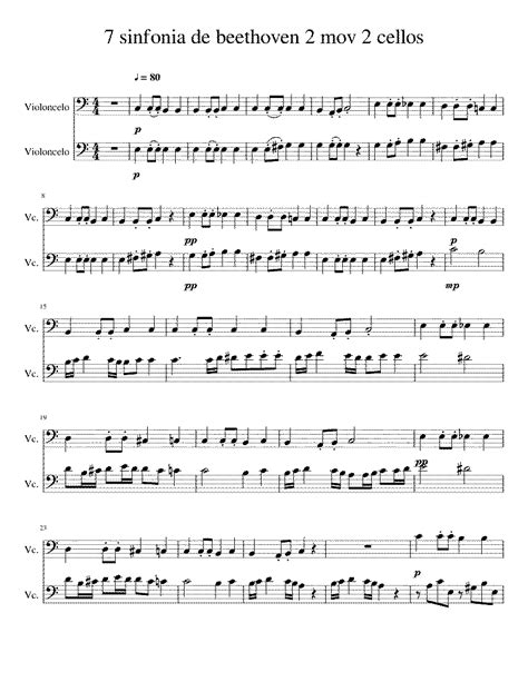 Partitura De Sinfonia Beethoven Partituras Org