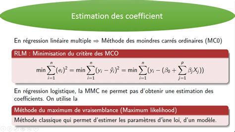 Comment Faire De La R Gression Logistique Simple Th Orie Et