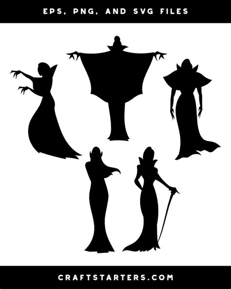 Female Vampire Silhouette