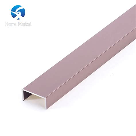 Tile Trim Listello U Shape Aluminum Transition Strip Spain Style