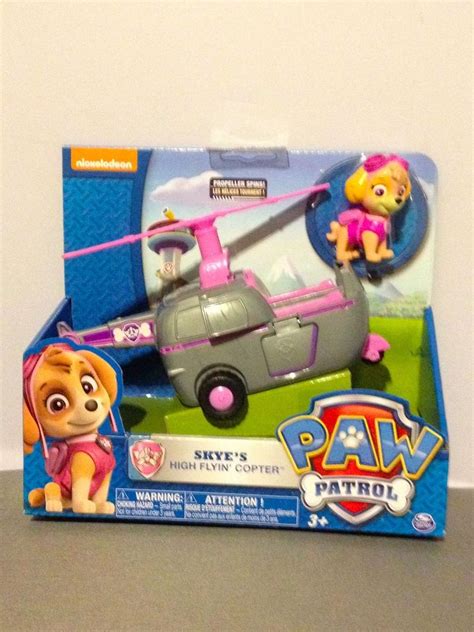 Nickelodeon Paw Patrol Skyes High Flyin Copter W Skye Figure New 1724629558