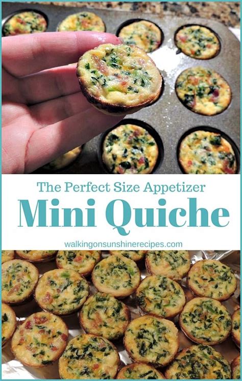 Mini Quiche is the perfect appetizer for your next family gathering or ...