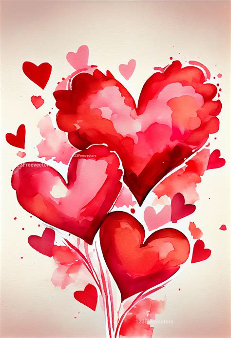 Valentines Day Watercolor