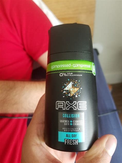 AXE Déodorant Homme Bodyspray Compressé Collision Cuir Cookies 48h