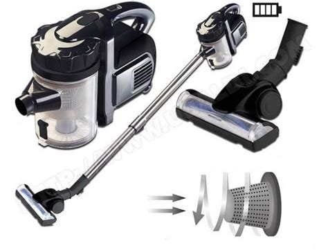 Aspirateur cyclonique sans fil 125 W BHS 400 ak à brosse rotative