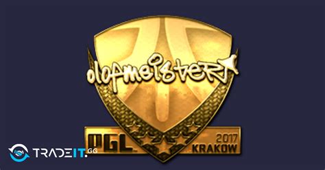 Sticker Olofmeister Gold Krakow 2017 Tradeit