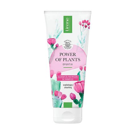 Разглаживающий масляный гель для душа Lirene Power of Plants Опунция ...