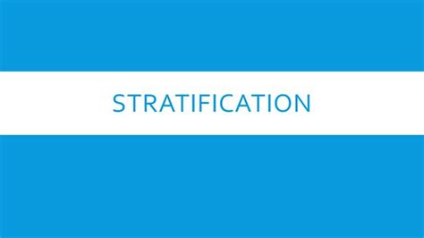 stratificationpptx