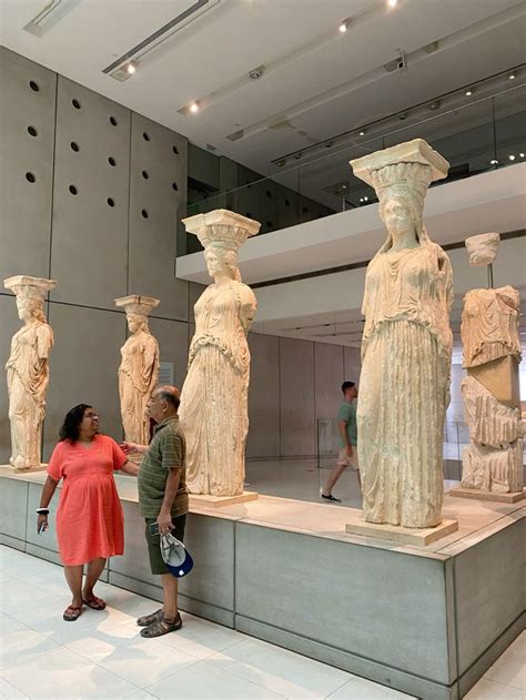 5 Sisters Athens Caryatids Musesm Ancient Greece Acropolis Statue