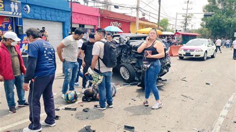 Cami N Se Queda Sin Frenos Y Choca Contra Veh Culos