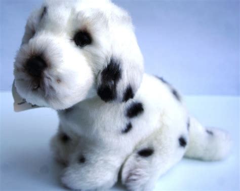 Hand Made Realistic Miniature Dalmatian Toy Dog Plushie 6.5 Inch Mini ...