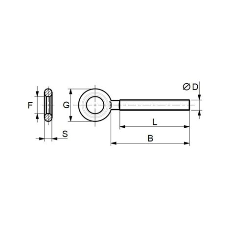 Viti Ad Occhio Stampate A Caldo Inox Standard Metrico Gamma